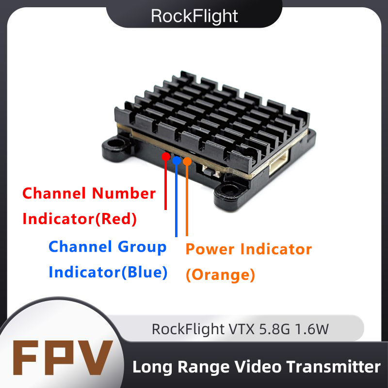 جهاز إرسال RockFlight TX663 VT - مراجعة Fpv Drone Transmitter وسعره