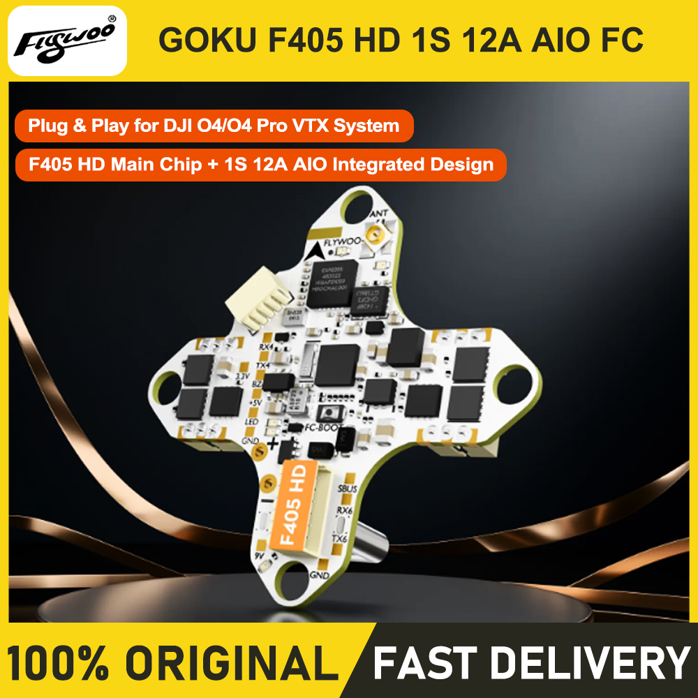 وحدة تحكم طيران FLYWOO GOKU F4 - مراجعة Fpv Drone Flight Controller وسعره